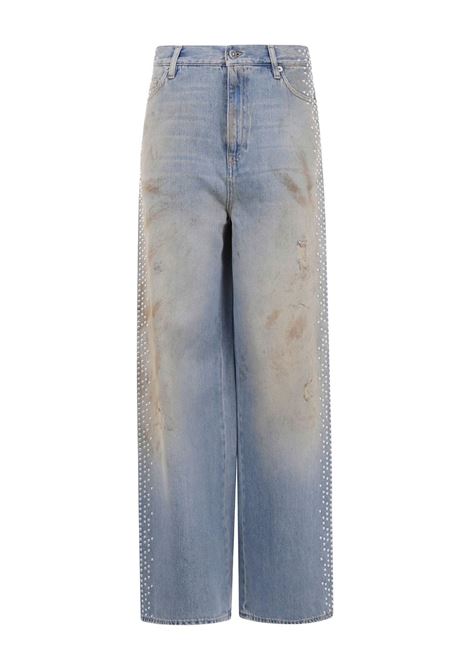 Light blue distressed-effect jeans Golden goose - women GOLDEN GOOSE | GWP02079P00207650491